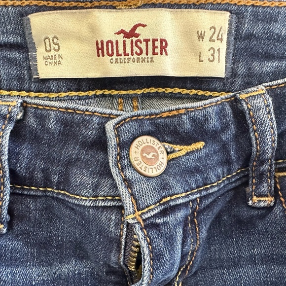 Hollister Dark Blue Boot Cut Jeans - Picture 3 of 4
